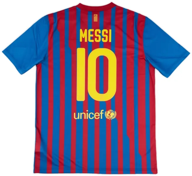 2011-12 Barcelona Basic Home Shirt Messi #10 (L)