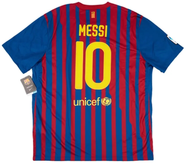 2011-12 Barcelona Home Shirt Messi #10 (XXL)