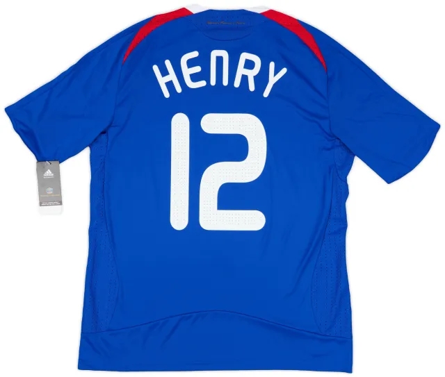 2007-08 France Home Shirt Henry #12 (L)