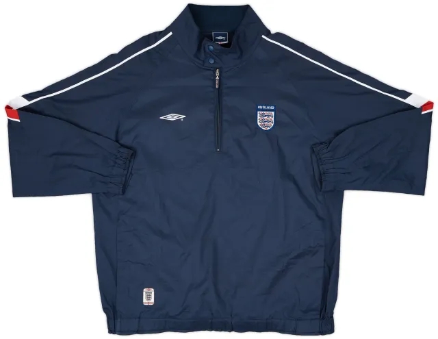 2006-07 England Umbro 1/4 Zip Drill Top - 6/10 - (L)