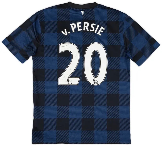 2013-14 Manchester United Away Shirt v. Persie #20 - 6/10 - (M)