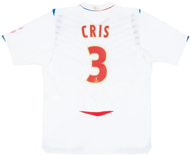 2008-09 Lyon Home Shirt Cris #3 - 4/10 - (XL)