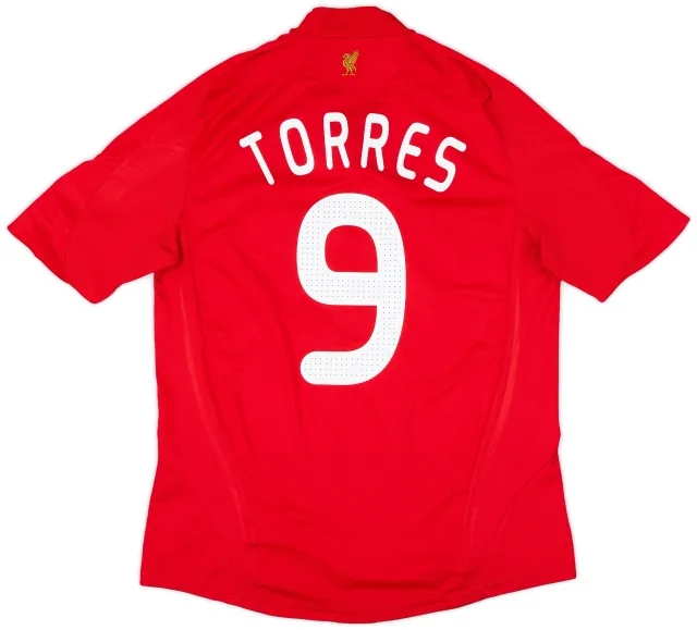 2008-10 Liverpool Home Shirt Torres #9 - 5/10 - (L)