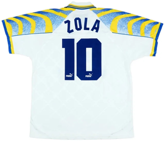 1995-97 Parma Home Shirt Zola #10 - 7/10 - (L)