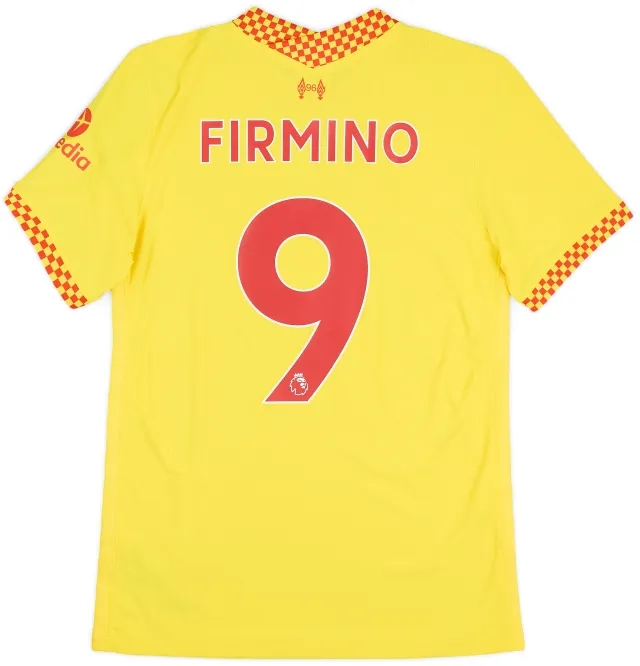 2021-22 Liverpool Authentic Third Shirt Firmino #9 - 10/10 - (S)