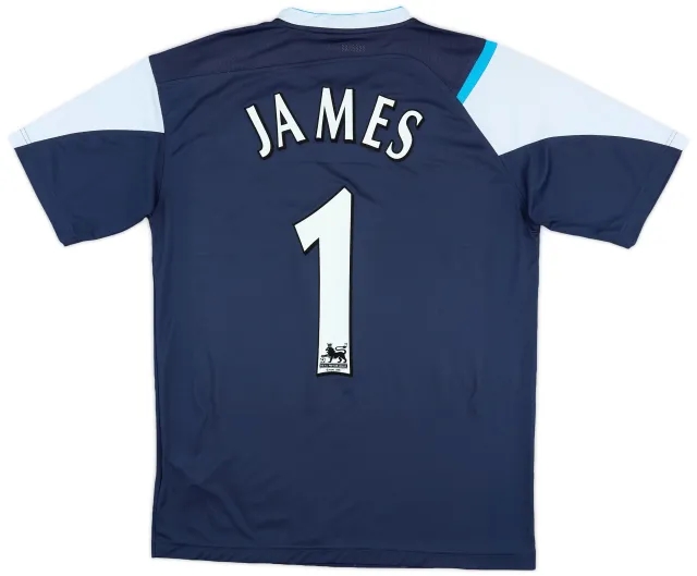 2005-06 Manchester City Away Shirt James #1 - 8/10 - (M)