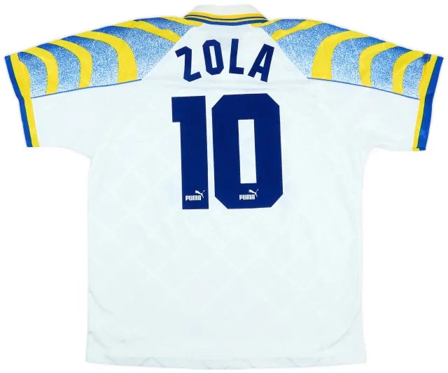 1995-97 Parma Home Shirt Zola #10 - 7/10 - (L)