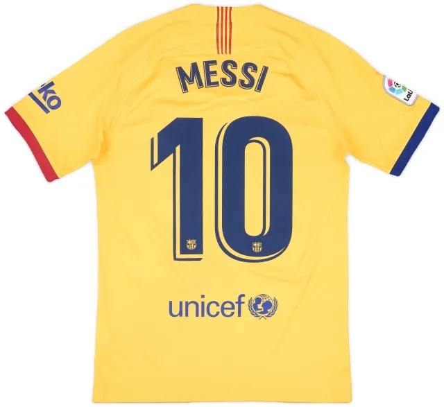 2019-20 Barcelona Away Shirt Messi #10 - 6/10 - (S)