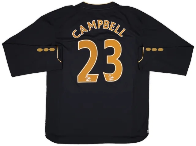 2008-09 Portsmouth Third L/S Shirt Campbell #23 - 10/10 - (L)