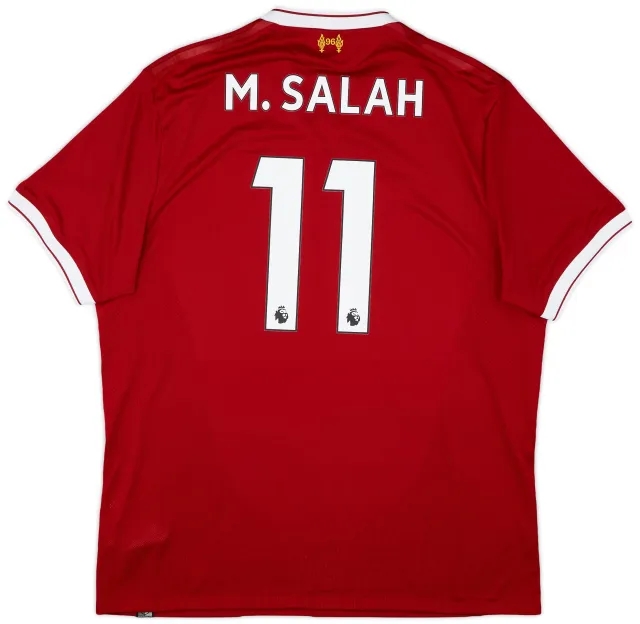 2017-18 Liverpool 125 Years Home Shirt M.Salah #11 - 8/10 - (XL)