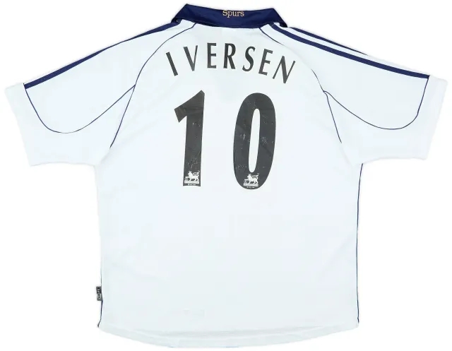 1999-01 Tottenham Home Shirt Iversen #10 - 7/10 - (L)