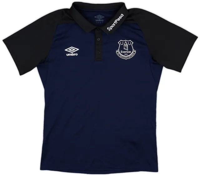 2019-20 Everton Umbro Polo Shirt - 9/10 - (S)