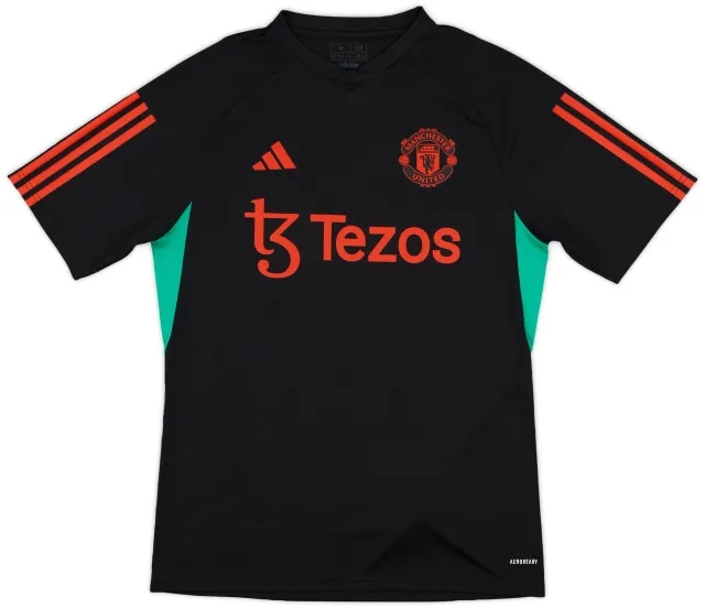 2023-24 Manchester United adidas Training Shirt - 10/10 - (M)