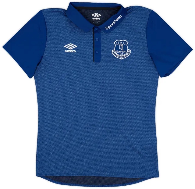 2016-17 Everton Umbro Polo Shirt - 10/10 - (L)