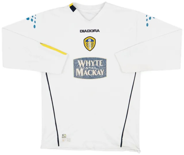 2004-05 Leeds United Home L/S Shirt - 5/10 - (M)