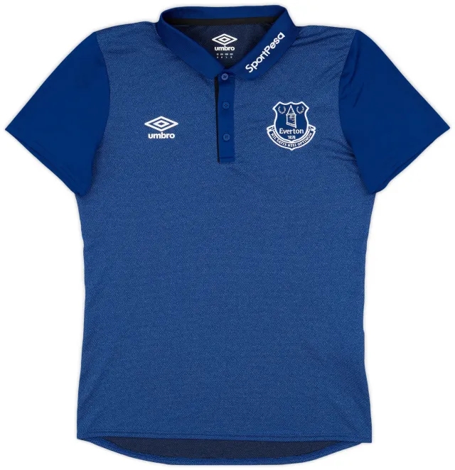2016-17 Everton Umbro Polo Shirt - 10/10 - (M)
