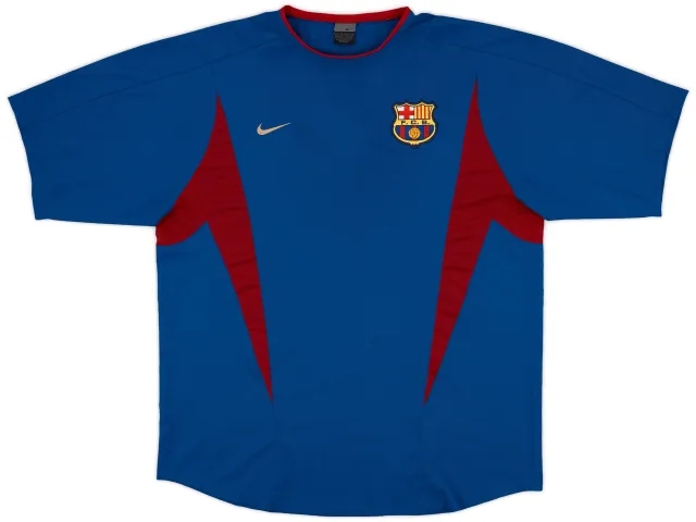 2002-03 Barcelona Nike Training Shirt - 9/10 - (XL)