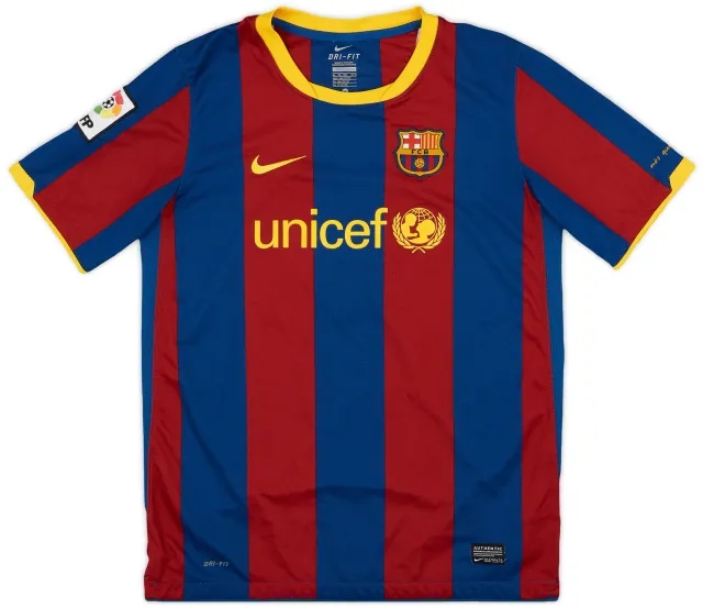 2010-11 Barcelona Home Shirt - 9/10 - (XL.Boys)