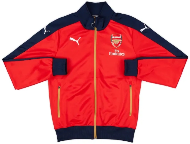 2015-16 Arsenal Puma Track Jacket - 8/10 - (S)
