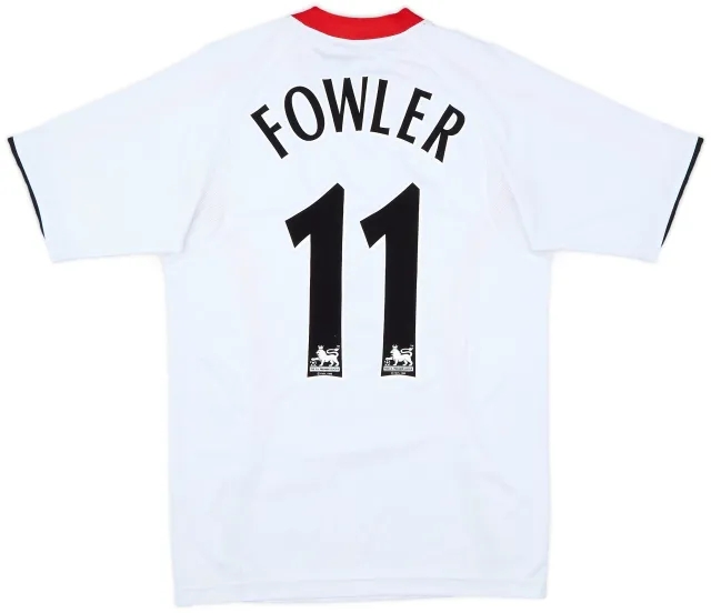 2005-06 Liverpool Away Shirt Fowler #11 - 9/10 - (S)