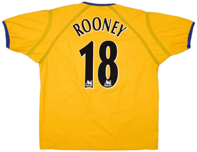 2003-04 Everton Away Shirt Rooney #18 - 7/10 - (XL)