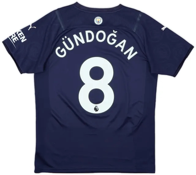 2021-22 Manchester City Third Shirt Gundogan #8 - 8/10 - (M)
