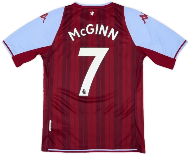 2020-21 Aston Villa Home Shirt McGinn #7 - 8/10 - (S)