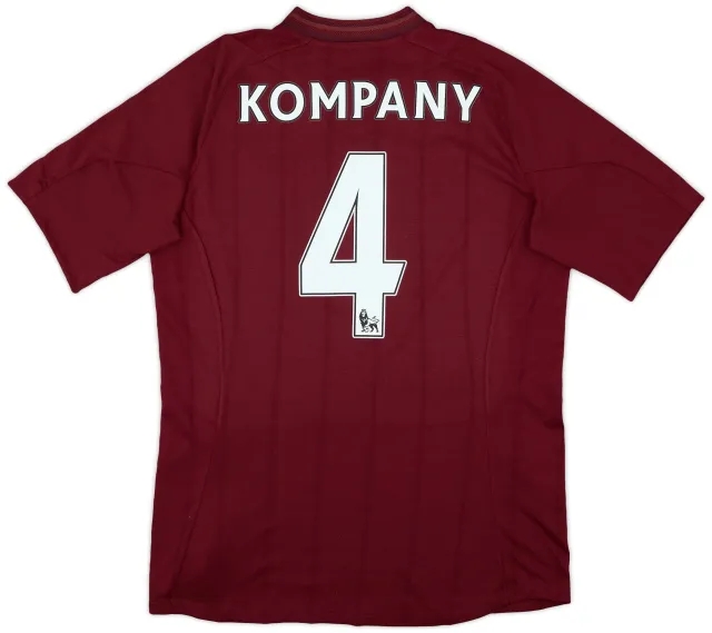2012-13 Manchester City Away Shirt Kompany #4 - 6/10 - (M)