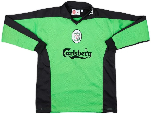 1997-98 Liverpool Gk Shirt - 8/10 - (Y)