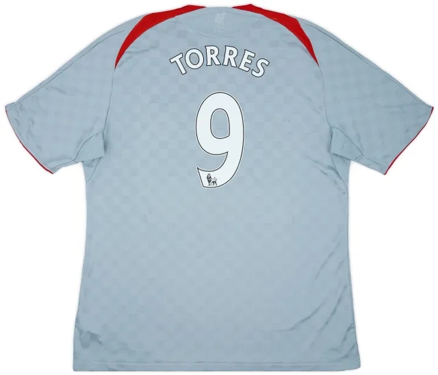 2008-09 Liverpool Away Shirt Torres #9 - 7/10 - (XL)