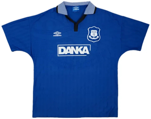 1995-97 Everton Home Shirt - 5/10 - (XL)