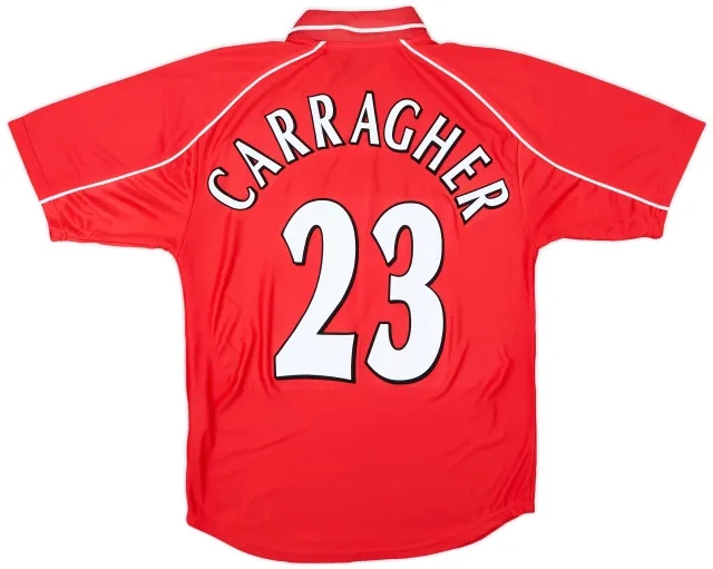 2000-02 Liverpool Home Shirt Carragher #23 - 6/10 - (M)
