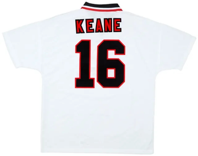 1996-97 Manchester United Away Shirt Keane #16 - 8/10 - (XL)