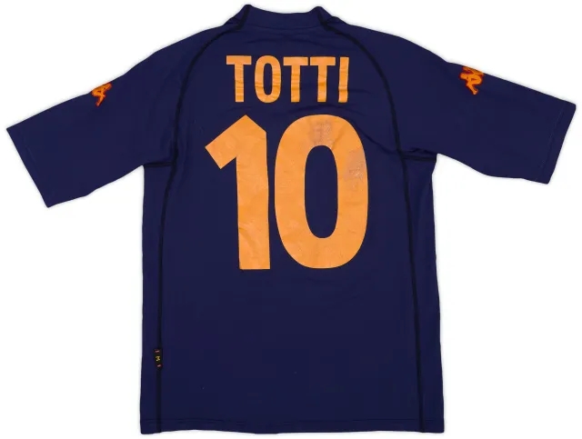 2000-01 Roma Third Shirt Totti #10 - 6/10 - (M)