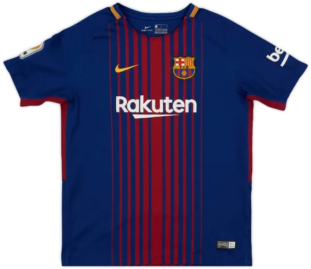 2018-19 Barcelona Home Shirt - 9/10 - (L.Boys)
