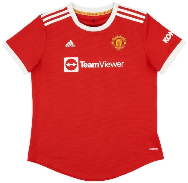 2021-22 Manchester United Home Shirt - 9/10 - (Women's L)