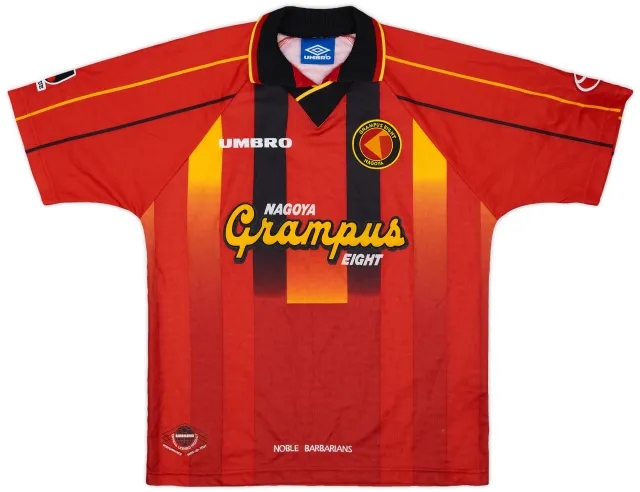 1996-98 Nagoya Grampus Eight Home Shirt - 8/10 - (M)