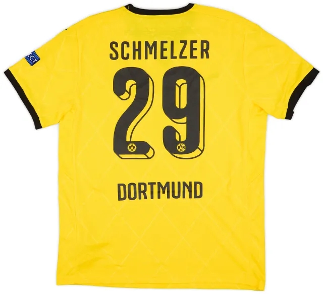 2015-16 Dortmund European Home Shirt Schmelzer #29 (L)