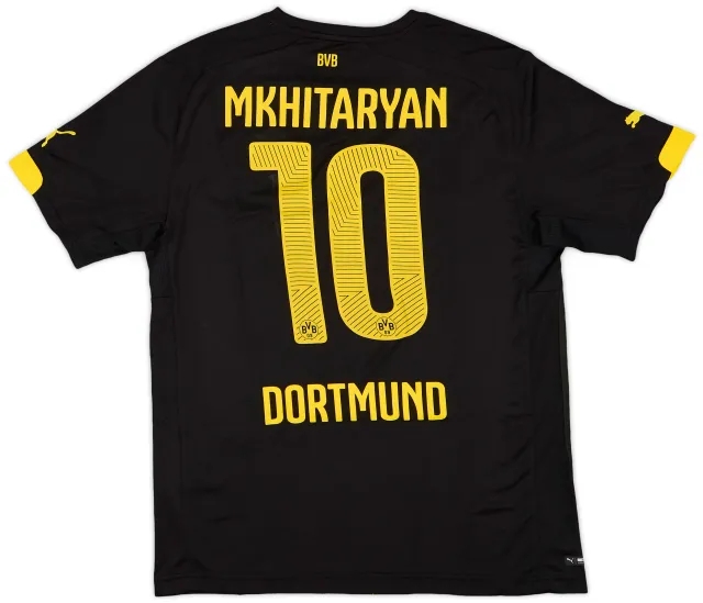 2014-16 Borussia Dortmund Away Shirt Mkhitaryan #10 (M)