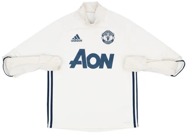 2016-17 Manchester United adidas Sweat Top - 9/10 - (S)