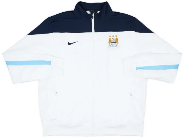 2013-14 Manchester City Nike Track Jacket - 10/10 - (XL)