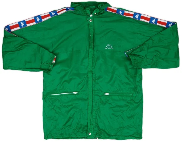 1988 USA Kappa Hooded Rain Jacket - 10/10 - (Y)