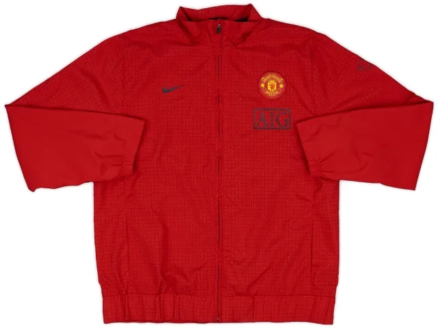 2009-10 Manchester United Nike Track Jacket - 8/10 - (XL.Boys)