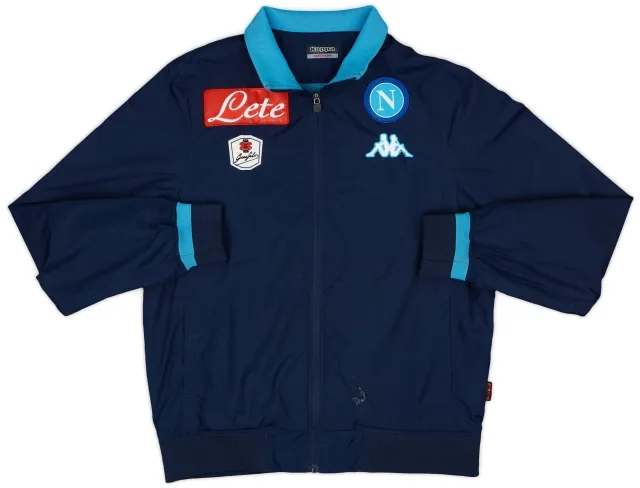 2015-16 Napoli Kappa Track Jacket - 6/10 - (M)