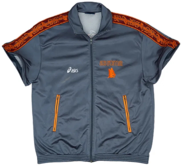 1995-96 Roma Asics S/S Track Jacket - 6/10 - (3XL)