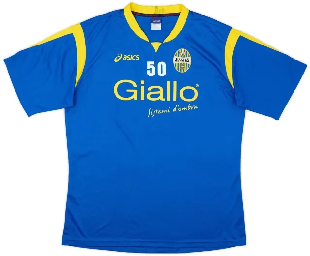 2009-10 Hellas Verona Asics Player Issue Training Shirt #50 - 7/10 - (XL)