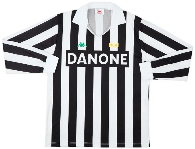 1992-94 Juventus Basic Home L/S Shirt - 8/10 - (XL)