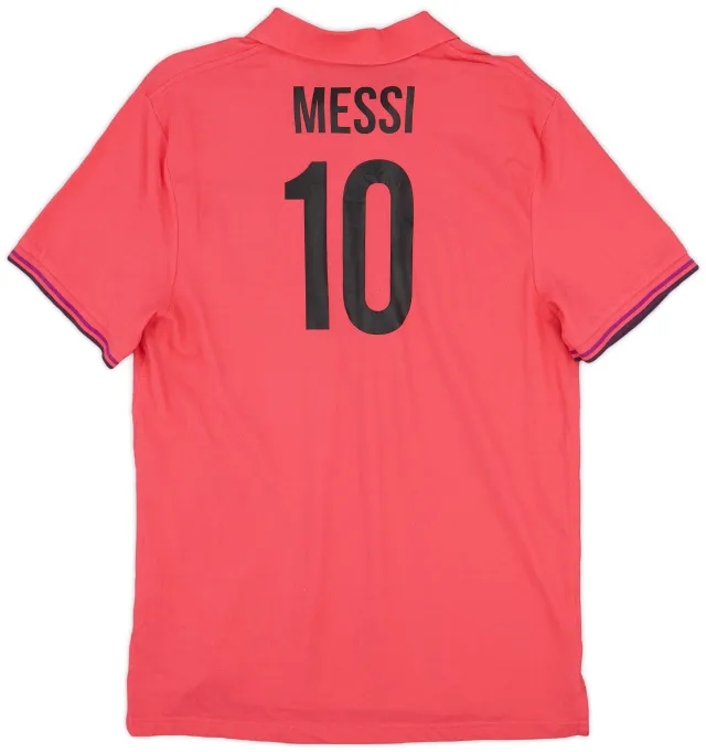 2011-12 Barcelona Nike Polo Shirt Messi #10 - 10/10 - (XL)