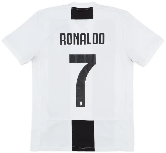 2018-19 Juventus Home Shirt Ronaldo #7 - 7/10 - (S)