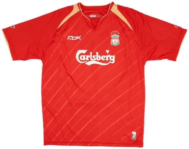 2005-06 Liverpool CL Home Shirt - 6/10 - (L)